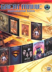 ALFRED PUBLISHING CO.,INC. GREAT MOVIE INSTRUMENTAL SOLOS + CD    violoncello&piano