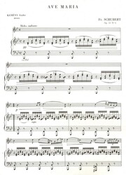 Schubert: AVE MARIA Op.52 No.6 / housle a klavír