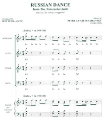 Russian Dance (from The Nutcracker Suite) / SATB* a cappella
