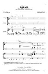 Dream / SATB* + piano/chords