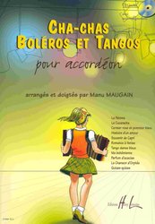 Editions Henry Lemoine CHA-CHAS BOLÉROS ET TANGOS + CD / akordeon