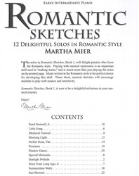 ROMANTIC SKETCHES 1 by Martha Mier / klavír