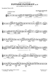 Singelee, J.B.: Fantaisie pastorale Op.56 / tenorový saxofon a klavír
