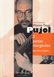 Pujol: 3 Piezas Marginales / příčná flétna a kytara