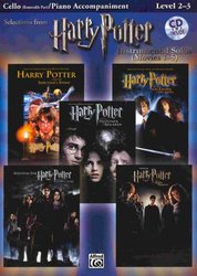 ALFRED PUBLISHING CO.,INC. HARRY POTTER - selections from movies 1-5 + CD / violoncello + klavír