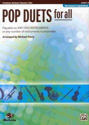 POP DUETS FOR ALL (Revised and Updated) level 1-4 // trombon/bassoon/tuba