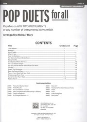 POP DUETS FOR ALL (Revised and Updated) level 1-4 // viola