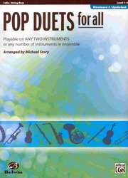 Belwin-Mills Publishing Corp. POP DUETS FOR ALL (Revised and Updated) level 1-4 //  cello/string bass