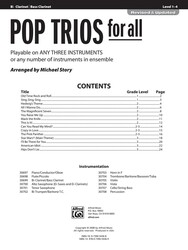 POP TRIOS FOR ALL (Revised &amp; Updated) level 1-4 // klarinet