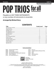 POP TRIOS FOR ALL (Revised &amp; Updated) level 1-4 // perkuse