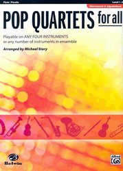 POP QUARTETS FOR ALL (Revised and Updated) level 1-4 // flétna/pikola