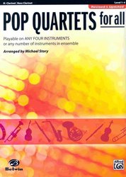 POP QUARTETS FOR ALL (Revised and Updated) level 1-4 // klarinet/bass clarinet