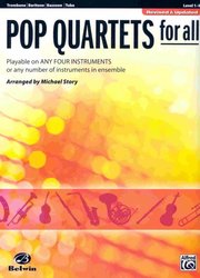 POP QUARTETS FOR ALL (Revised and Updated) level 1-4 // trombon (pozoun)/fagot/tuba