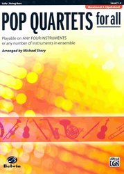 POP QUARTETS FOR ALL (Revised and Up) cello/string bass