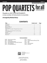 POP QUARTETS FOR ALL (Revised and Updated) level 1-4 // perkuse
