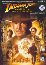 INDIANA JONES &amp; THE KINGDOM OF THE CRYSTAL SKULL + CD / violoncello a klavír