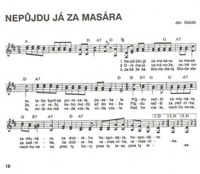 MORAVANKA - Hraje a zpívá - zpěvník 10 písniček - zpěv / akordy