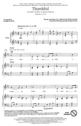 Thankful (arr. Hayes) / SATB* + klavír