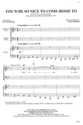 You´d Be So Nice To Come Home To / SATB* + piano/chords
