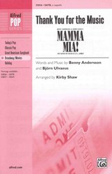 ALFRED PUBLISHING CO.,INC. Thank you for the Music (from  Mamma Mia) / SATB* a cappella