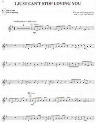 Michael Jackson - Instrumental Solos + CD / klarinet
