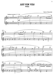 Just for Two 3 / šest originálních klavírních duet pro mírně pokročilé klavíristy - 1 klavír 4 ruce