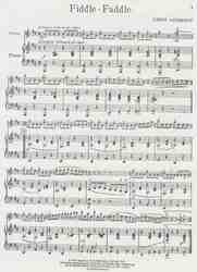 FIDDLE FADDLE - LEROY ANDERSON housle a klavír