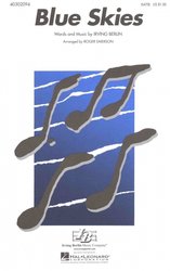BLUE SKIES /SATB* + piano/chords