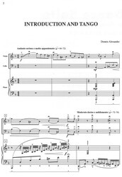 DANCE SUITE pro housle, violoncello a klavír
