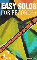Hal Leonard MGB Distribution EASY SOLOS FOR RECORDER + CD / jednoduché skladbičky pro zobc