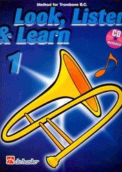 Hal Leonard MGB Distribution LOOK, LISTEN&LEARN 1 + CD method for trombone