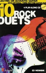 de haske 10 ROCK DUETS FOR ELECTRIC OR ACOUSTIC GUITAR + CD