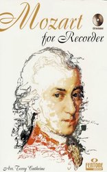 Hal Leonard MGB Distribution MOZART FOR RECORDER + CD / zobcová flétna