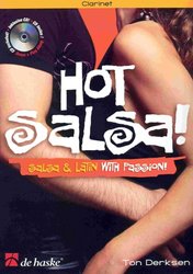 Hal Leonard MGB Distribution HOT SALSA ! (Salsa&Latin with passion!) + CD / klarinet
