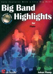 Hal Leonard MGB Distribution BIG BAND HIGHLIGHTS + CD                 příčná flétna