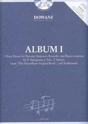 ALBUM I. - 7 Easy Pieces for Descant (Soprano) Recorder and Basso Continuo + CD / zobcová flétna a klavír