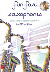 FUN FOR SAXOPHONES + CD / saxofonová tria (AAT)
