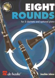 Hal Leonard MGB Distribution EIGHT ROUNDS + CD / pro 3 klarinety&klavír