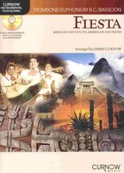CURNOW MUSIC PRESS, Inc. FIESTA - Mexican&South American Favorites + CD / trombon (pozoun)