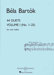 Boosey&Hawkes, Inc. 44 DUETS 1 (No.1-25) by Bela Bartok - dvoje housle