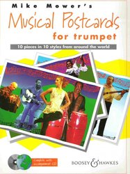 Boosey&Hawkes, Inc. MUSICAL POSTCARDS + CD / trumpeta