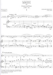 Bernstein: Sonata for Clarinet and Piano / klarinet a klavír