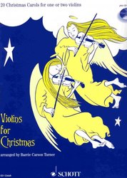 SCHOTT&Co. LTD VIOLINS FOR CHRISTMAS + CD   one or two violins