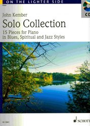 SOLO COLLECTION in Blues, Jazz & Spiritual Styles + CD    piano