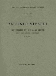 RICORDI Concerto in C Major (RV534) for 2 Oboes, Strings&Cembalo