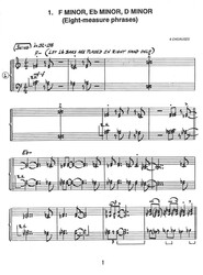 Jazz Piano Voicings from How to Play Jazz and Improvise by Jamey Aebersold