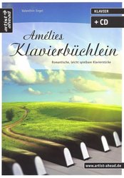 Amélies Klavierbüchlein by Valenthin Engel + Audio Online / snadné romantické skladby pro klavír