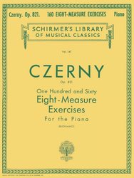CZERNY, op.821 - 160 Eight-Measure Exercises for Piano (160 osmitaktových cvičení) / klavír