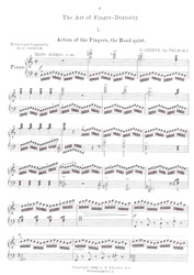 CZERNY. Op.740 - THE ART OF FINGER DEXTERITY (Umění pohotovosti prstů) / klavír