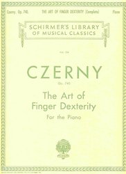 CZERNY. Op.740 - THE ART OF FINGER DEXTERITY (Umění pohotovosti prstů) / klavír